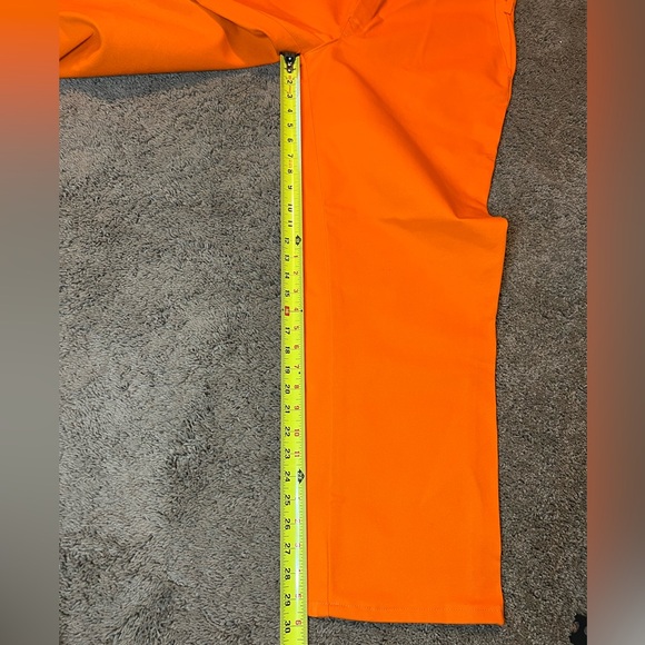 Westex Indura Mens Flame Resistant Orange Pants  Size 38 x 30 J13 - Picture 5 of 11